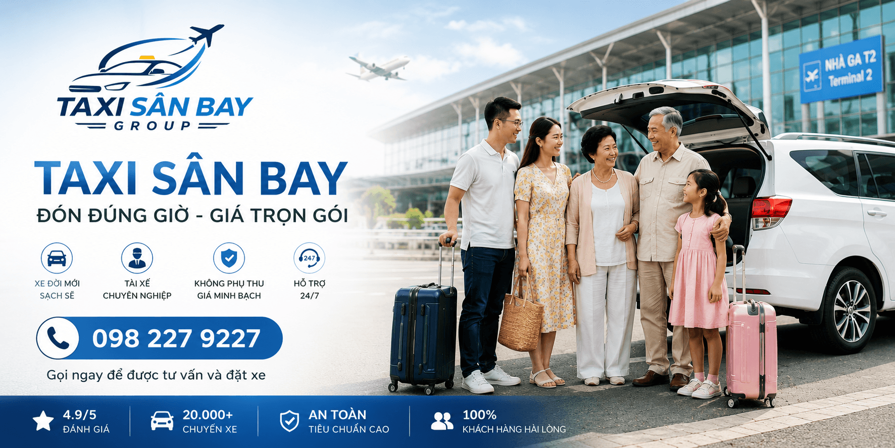 Taxi Sân Bay Group Banner